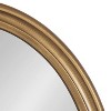 Kate and Laurel Mansell Oval Framed Wall Mirror, 24x30, Gold - 3 of 4