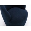 CAVINAS Swivel Accent Chair Modern Barrel Chair with Round Swivel Base and Ergonomic Backrest, Comfy Armchair for Living Room - 3 of 4