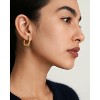 Molenia 18K Gold Hoop Earrings for Women Trendy, 925 Sterling Silver  Square Hoop Huggie Chunky Minimalist Jewelry - 4 of 4