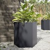 vidaXL Garden Planter Anthracite Steel Medium Tough Garden Planter - 2 of 4