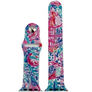 Olivia pratt printed silicone apple watch band - 1 of 4