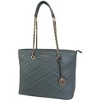 Ellen Tracy Smooth Diamond Quilted Tote Bag - 2 of 4