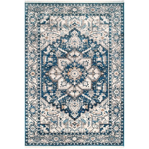 Nuloom Vintage Nina Medallion Tassel Indoor Area Rug - image 1 of 4