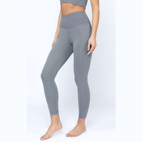 Yogalicious Wonderlink High Waist Criss Cross Ankle Tight Legging - Night  Owl - X Small : Target