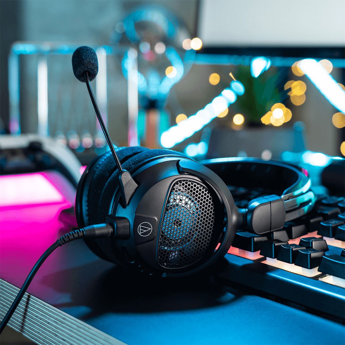 Audio-Technica ATH-GDL3 High-Fidelity Open-Back Gaming Headset (Black) - thumbnail 7