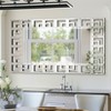 1.2m Oversized Silver Grecian Venetian Mirror Accent Mirror w Beveled Glass Edge - 3 of 4