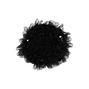 Unique Bargains Ribbon Double-Layer Tweed Crinkle with Elastic Lace Snow Yarn Polyester 35.83"x1.57" 1 Pc - 1 of 3