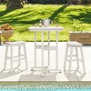 Arceso Outdoor Bar Stools , 25 Inch HDPE Counter Height Bar Stools, All Weather Resistant Patio Bar Stools for Balcony, Backyard - 2 of 4