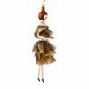 Italian Ornaments 7.25 In Brandy In Bronze Dress Ornament Italian Christmas Tree Ornaments - 4 of 4
