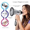 Pyle® Battery-Operated Compact and Portable Megaphone Speaker with Siren Alarm Mode (Silver) - image 3 of 4