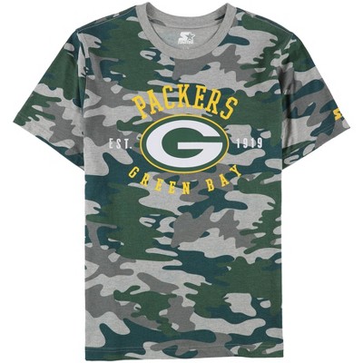 STARTER Mens Green Bay Packers Graphic T-Shirt