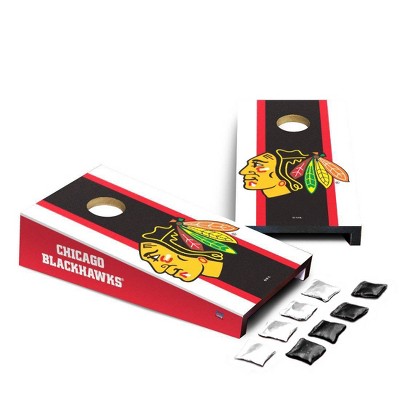 NHL Chicago Blackhawks Desktop Cornhole Board Set