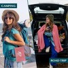 PAVILIA Soft Compact Travel Blanket and Pillow, Foldable Airplane Lightweight Portable Set, Flight Camping Plane Car Gift - 4 of 4