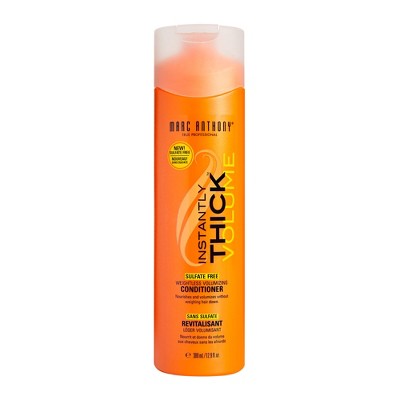 Marc Anthony Instantly Thick Sulfate-Free Weightless Volumizing Conditioner, 12.9 Ounces, Conditions Hair and Boosts Volume