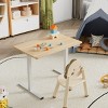 FURNIinspire Desks Adjustable Height Standing Desk Sit Stand Up Workstation Whole Piece for Home Office, Multicolored, 31.5"*19.69"*28.74" - 2 of 4
