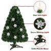 Costway 3FT Pre-Lit Fiber Optic Artificial Christmas Tree with Multicolor Led Lights - 4 of 4