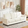 Oversized 3-Seater Sofa with Deep Seat, 83 Inch Modern Chenille Couch for Living Room, Washable Cloud Sofa,Comfy Lounge Furniture for Apartment,Beige - 4 of 4