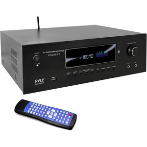 Pyle 5.2-Channel Bluetooth Home Theater Receiver, 1000W - 4K UHD & MP3 Support, HDMI, USB, AM/FM Radio - 1 of 4
