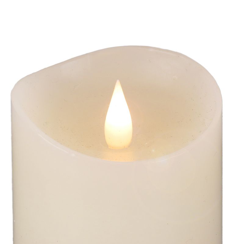 9" HGTV LED Real Motion Flameless Ivory Candle Warm White Lights - National Tree Company, 3 of 6