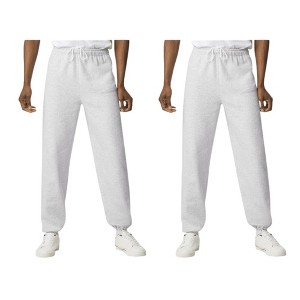 EG PRO Men Sweatpants Joggers Pants Running Athletic Soft Everyday Wear 2 Pack - 1 of 3