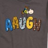 Men's - Peanuts - Aaugh Pattern Charlie Brown Short Sleeve Graphic T-Shirt - 2 of 4