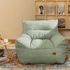 Hooseng Bean Bag Chair with Filler, Big Floor Sofa with Tufted Soft Armrests & Side Pocket, Premium Lazy Sofa for Adults, Living room, Bedroom, Dorm - 3 of 4