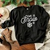 Simply Sage Market Women's Graphic Sweatshirt Let It Snow Snowflake - 3 of 4