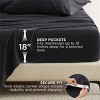 Deep Pocket Queen Sheets - Prewashed Ultra-Soft Queen Sheet Set, Fits Mattresses Up to 18 Inches Thick, Breathable & Secure Fit, Hotel Luxury Bedding - 4 of 4