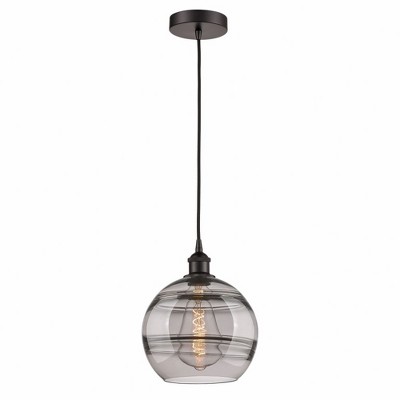 Rochester - 1 Light Cord Hung Mini Pendant In Industrial Style-11.63 Inches Tall and 10 Inches Wide