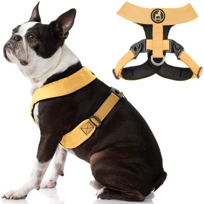 Gooby Comfort X Harness Dual Snap Yellow, Large
