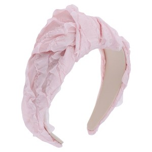 Unique Bargains Women's Lace Wide Headbands 1 Pc - 1 of 4