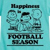 Girls' - Peanuts - Happiness Is Football Season Fitted Short Sleeve Graphic T-Shirt - 2 of 4