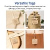 Avery Printable Square Tags with Sure Feed Technology, 1-1/2" x 1-1/2", Kraft Brown Cardstock, Print-to-the-Edge, Laser/Inkjet, 200 Total - 3 of 4