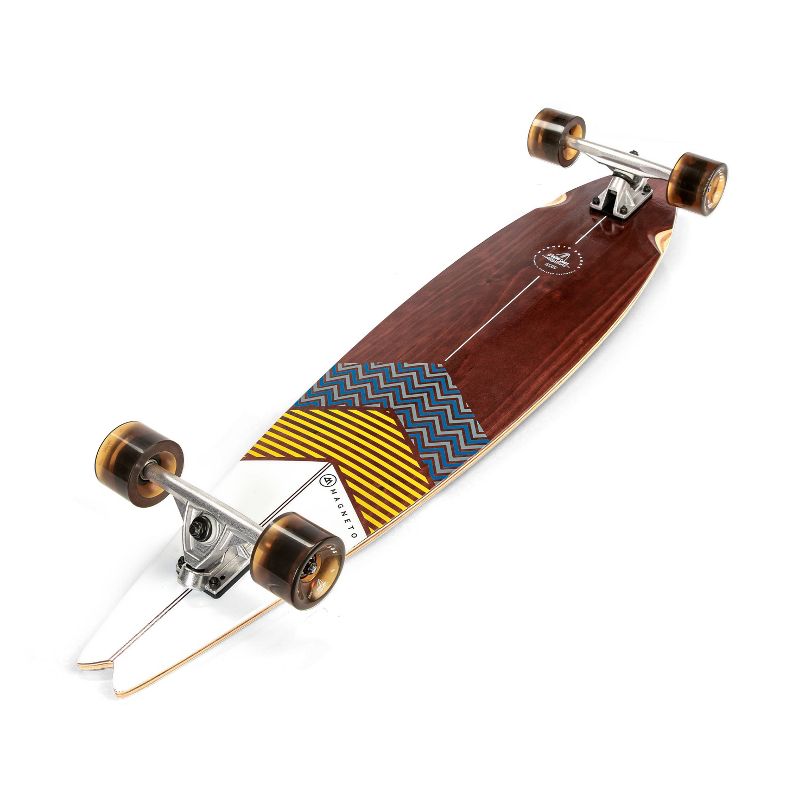 Magneto Boards 40" Pintail Longboard Skateboard, 2 of 7