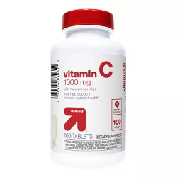 Vitamin C w/ Rose Hips Dietary Supplement Tablets - 100ct - up & up™