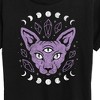 Women's - Instant Message - Cat With Crystals Short Sleeve Graphic T-Shirt - 2 of 4