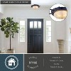 VAXCEL Orleans 15-in W Coastal Ship Wheel Flush Mount Indoor Outdoor Ceiling Light Fixture, Navy Blue and Matte Gold - 2 of 4