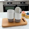 Unique Bargains Curled Rim Disposable Baking Cups Greaseproof Paper 2.56"x1.57" 50 Pcs - 2 of 4