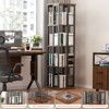 Aheaplus Rotating Bookshelf, Frerstanding Corner Bookcase - 3 of 4