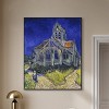 Art Remedy Vincent van Gogh - The Church in Auvers Van Gogh Classic Fields and Floral Wall Art Framed - 2 of 4