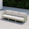WestinTrends Playa Modern Polypropylene Resin 3 Seat Outdoor Patio Sofa, Green - 2 of 4