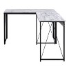 NicBex 47.5" Writing Desk with Metal Sled Base Rustic Industrial Home Office Computer Work Desk for Living Room & Study - 3 of 4