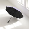 Unique Bargains Portable Umbrella 8-Rib Strawberry Print Sun Protective Impact Cloth Vinyl 39.37"x27.17" 1 Pcs - 2 of 4
