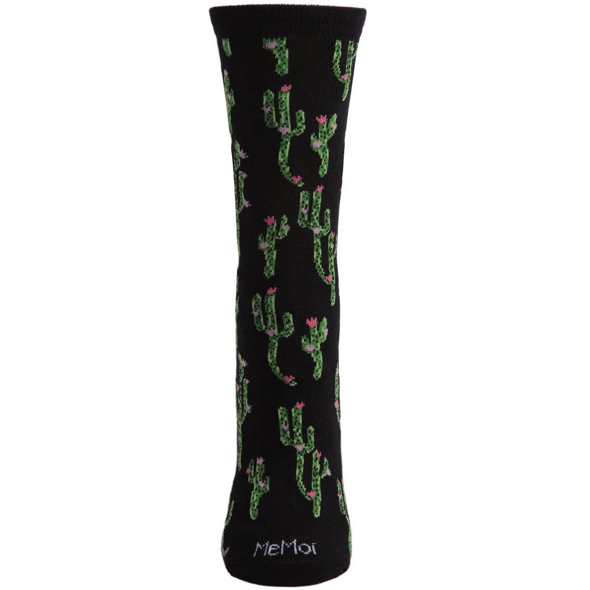 Memoi Cactus Bamboo Blend Crew Socks - thumbnail 2