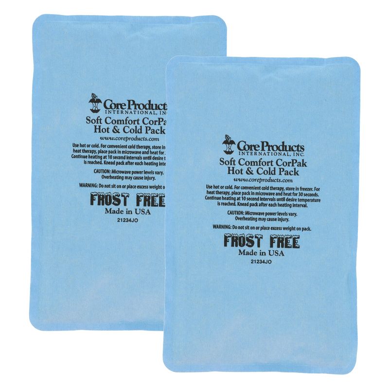 Core Products Soft Comfort CorPak Hot and Cold Therapy - 6" X 10" (2 Pack), 1 of 7