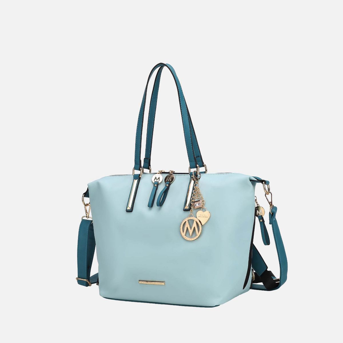 Convertible Weekender Tote Bag & Backpack, Layla | MKF Collection by Mia K - thumbnail 2