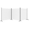 vidaXL 3-Panel Room Divider White 206.7"x70.9" Fabric - 4 of 4