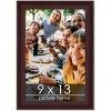 PosterPalooza | Photo Size Linear Brown Picture Frame - UV Acrylic, Foam Board Backing, Hanging Hardware - 2 of 4