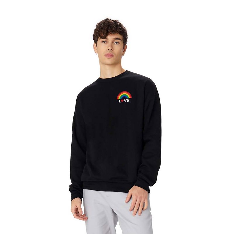CynthiaF 70s Love Rainbow Sweatshirt - Deny Designs, 3 of 5