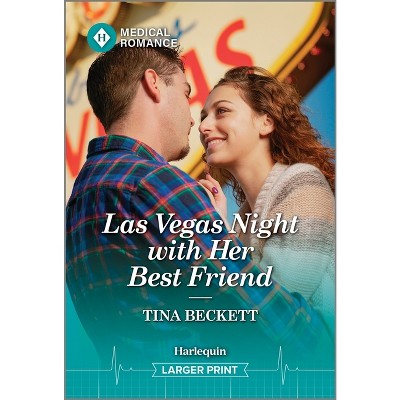 Las Vegas Night with Her Best Friend - Large Print by  Tina Beckett (Paperback)